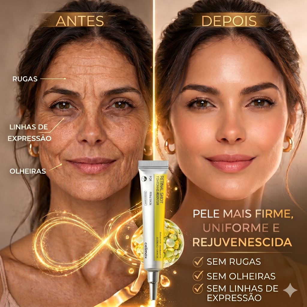 Sérum Coreano Retinal Celimax - Antirrugas e linhas de expressão